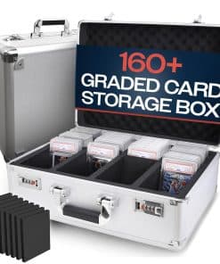 VALUN 160+ 4 ROW Graded Card Storage Box; Caja de