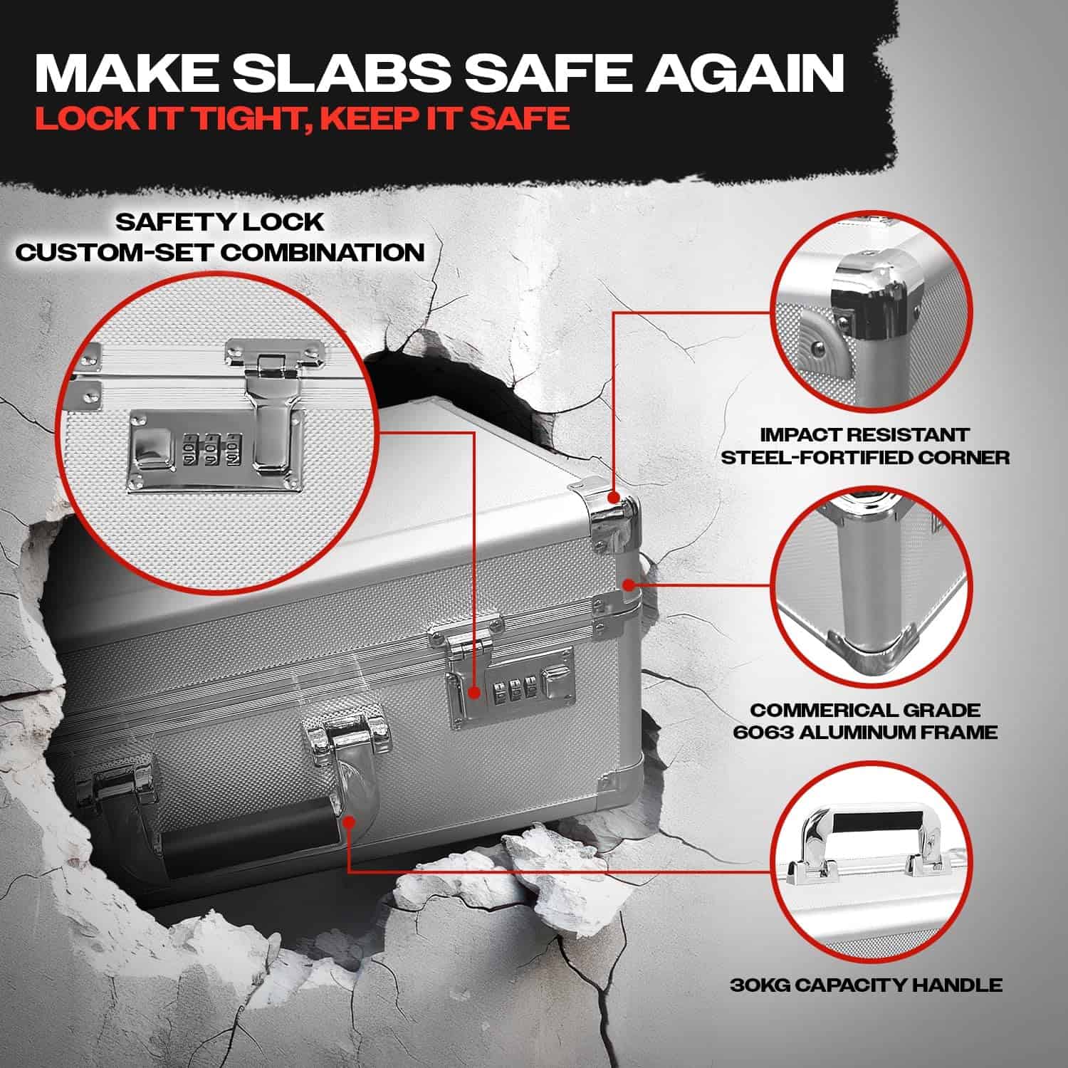 VALUN 160+ 4 ROW Graded Card Storage Box; Caja de - Imagen 5