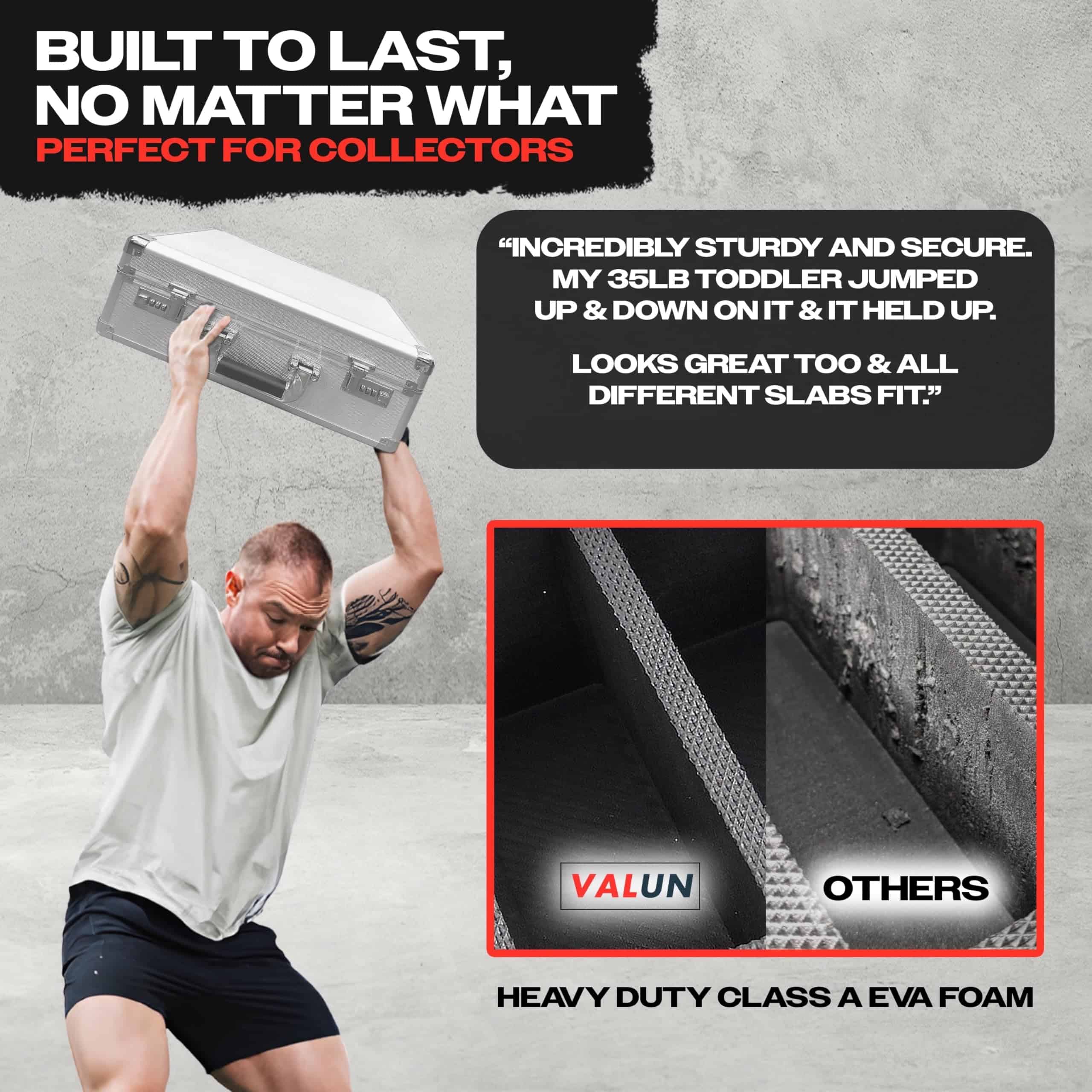 VALUN 160+ 4 ROW Graded Card Storage Box; Caja de - Imagen 6