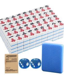 Juego de Mahjong Chino 1.8 pulgadas con 144 baldosas.