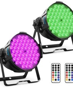 BETOPPER Luces de Escenario LED, 54x3W RGB, DMX 512 Luces