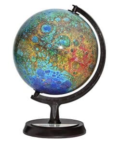 Mapsoft Guide Topography Moon Globe, 24cm/9.5", MT-24,