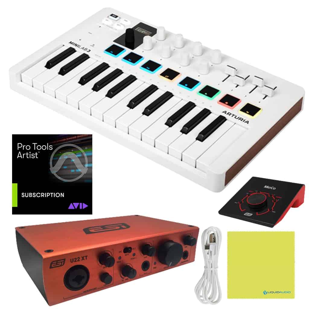 Arturia MiniLab 3 Teclado MIDI Portátil Controlador de