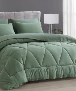 Chezmoi Collection Jasper Juego de Cama King Oversized de 7