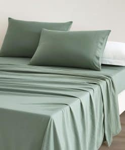 Juego de sábanas Chezmoi Collection Stone Washed California