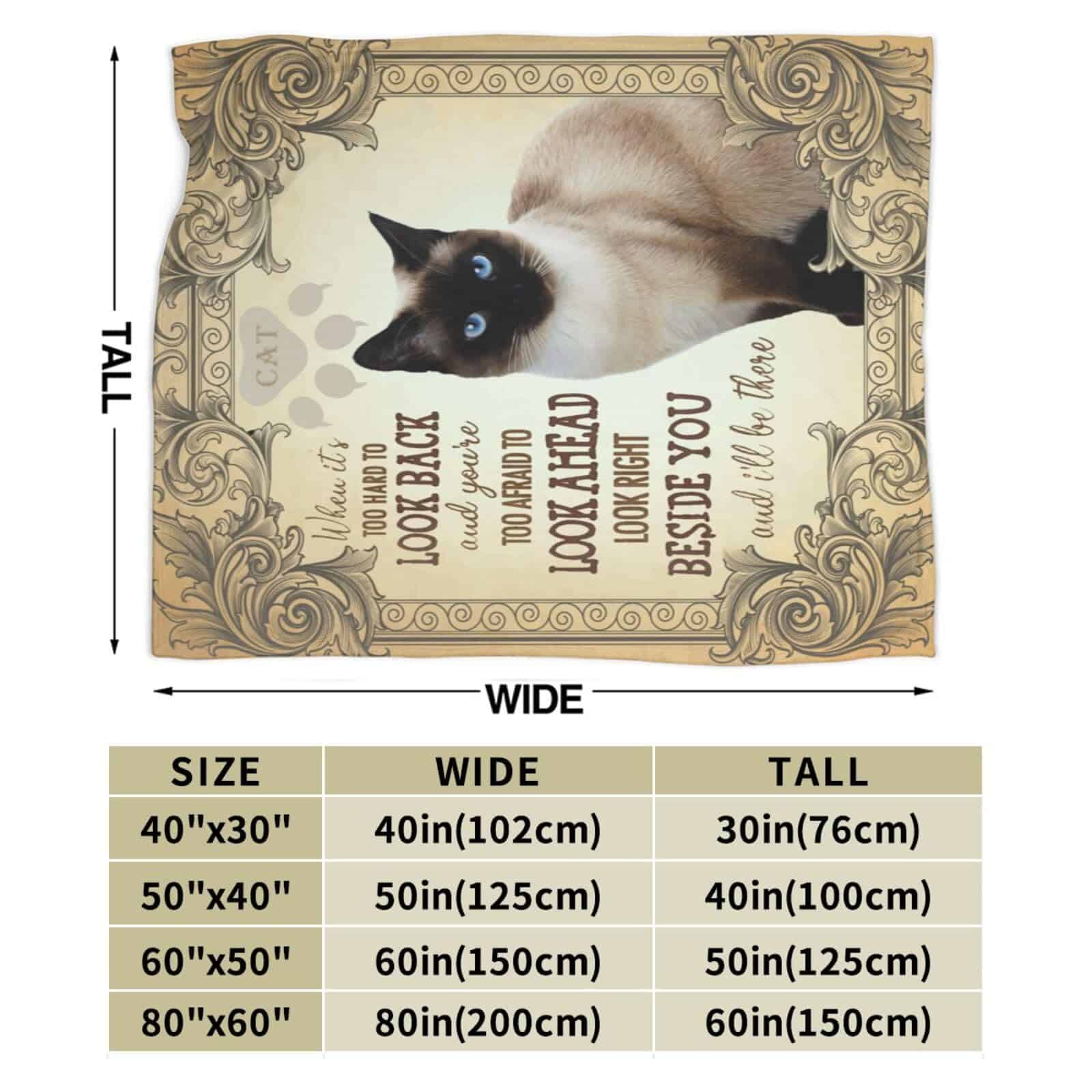 Manta de Gato Siamés Ultra Suave y Ligera de Franela - Imagen 3