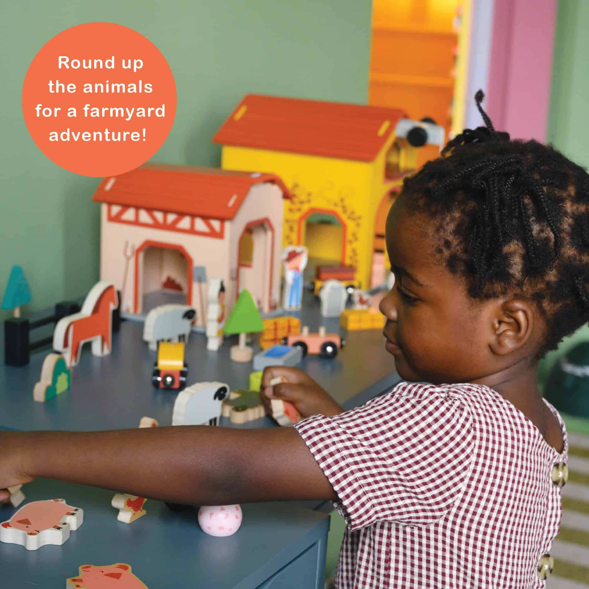 Mentari Toys - Granja de Billy - Set de Juego de Animales - Imagen 7