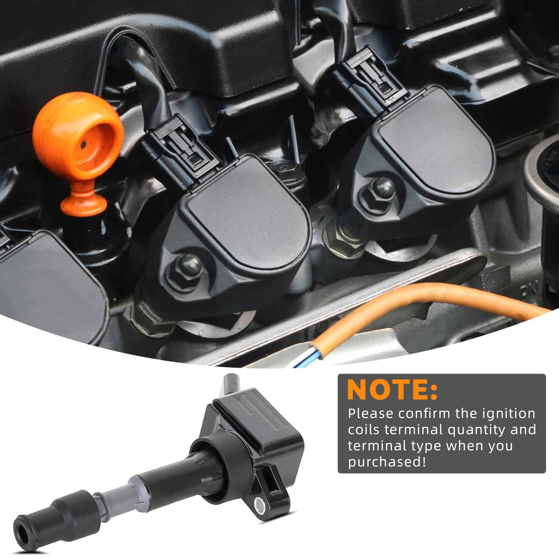 Paquete de 4 Nuevas Bobinas de Encendido Compatible con - Imagen 6