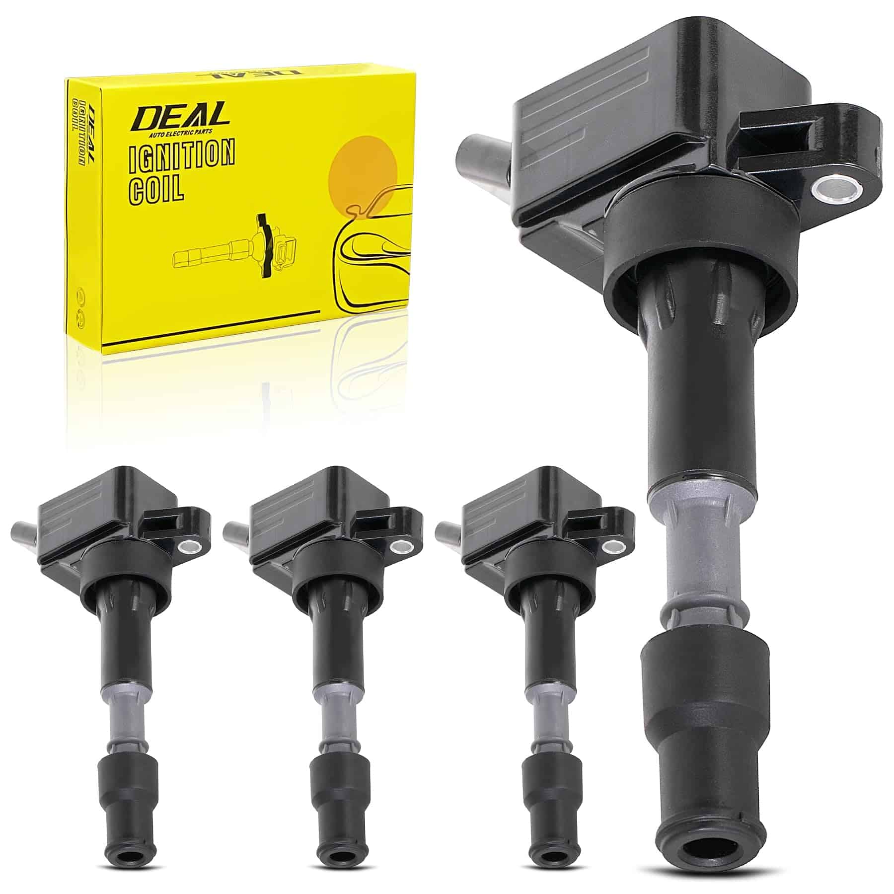 Paquete de 4 Nuevas Bobinas de Encendido Compatible con