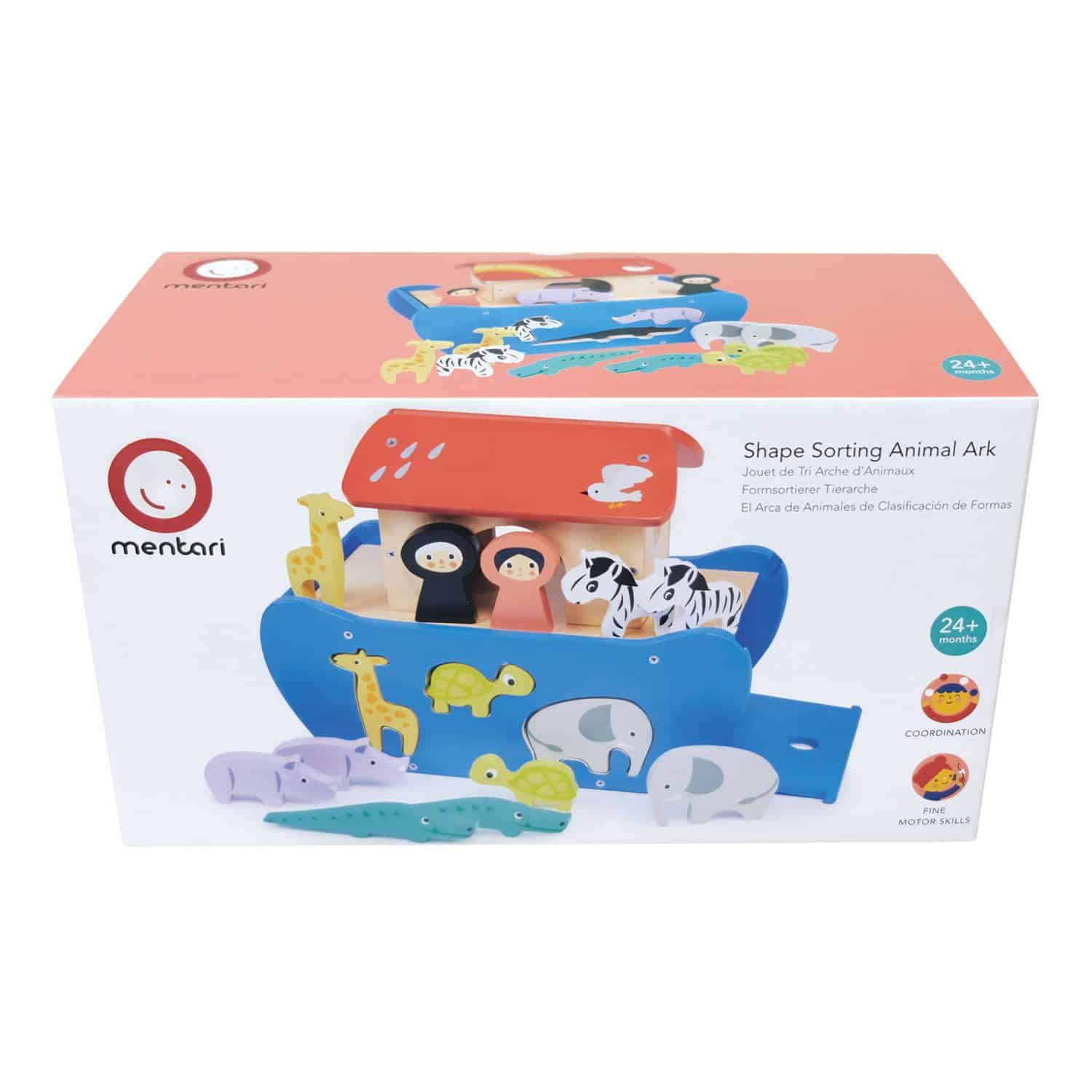 Mentari Toys - Arca de Animales de Clasificación de Formas - Imagen 10