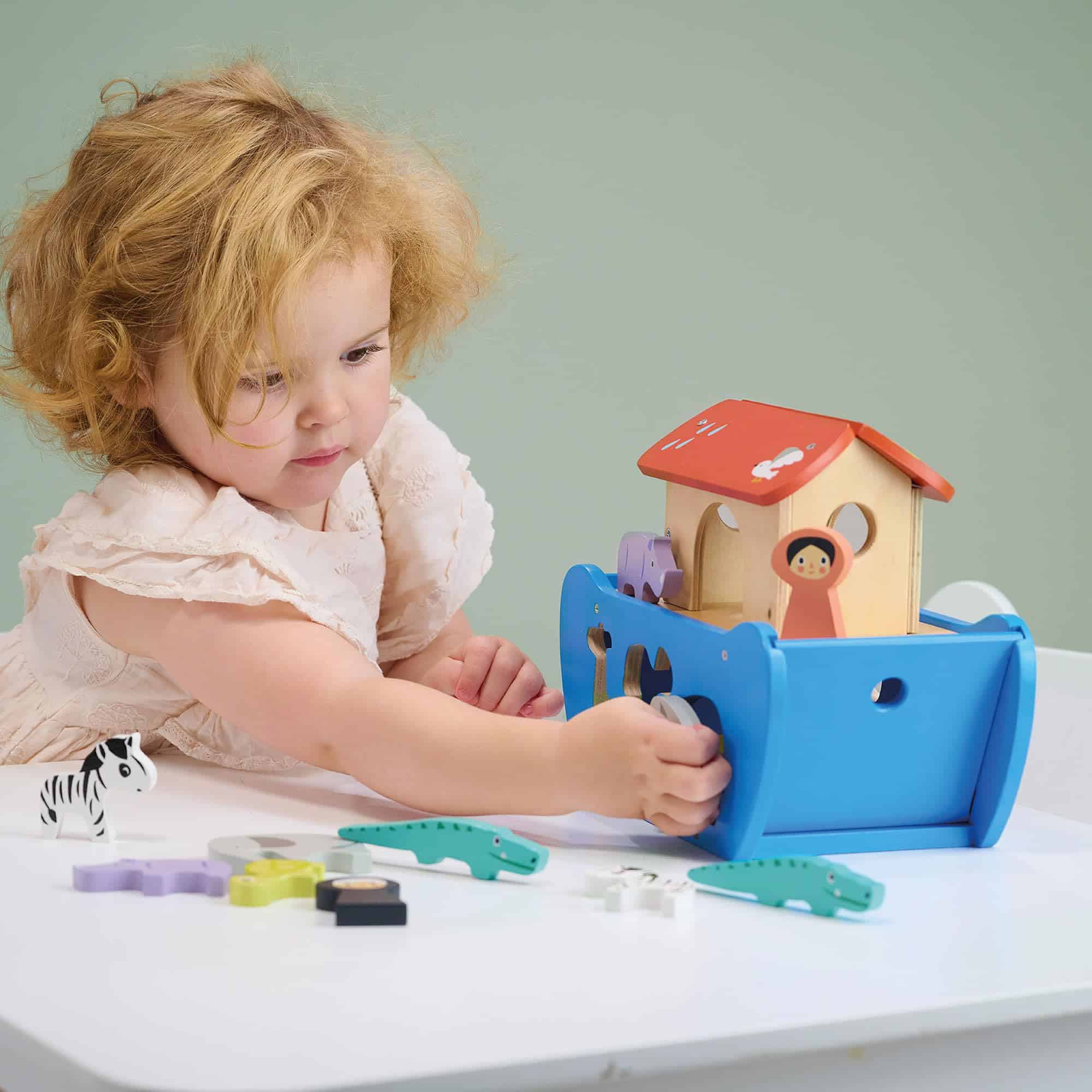 Mentari Toys - Arca de Animales de Clasificación de Formas - Imagen 9