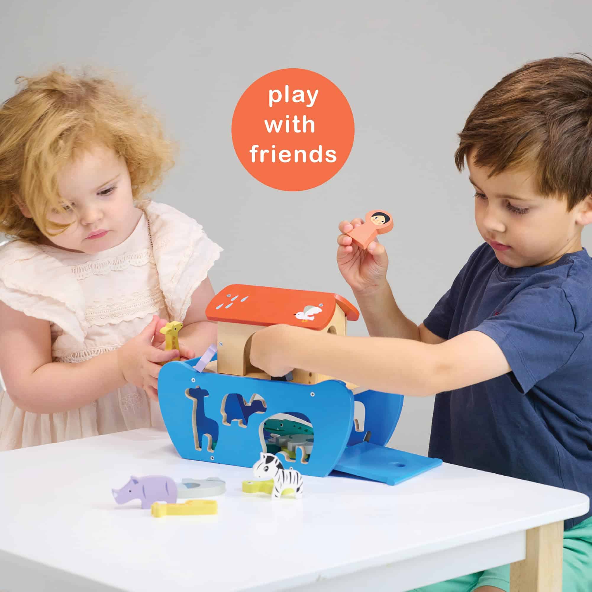 Mentari Toys - Arca de Animales de Clasificación de Formas - Imagen 7