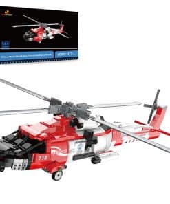 Set de Construcción de Helicóptero JMBricklayer HH-60J,