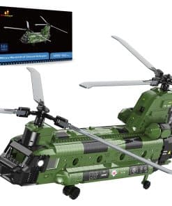 Kit de Bloques de Construcción de Helicóptero JMBricklayer