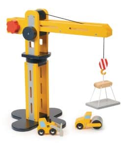 Juguete Mentari - Gran Grúa Amarilla - Grúa Grande de