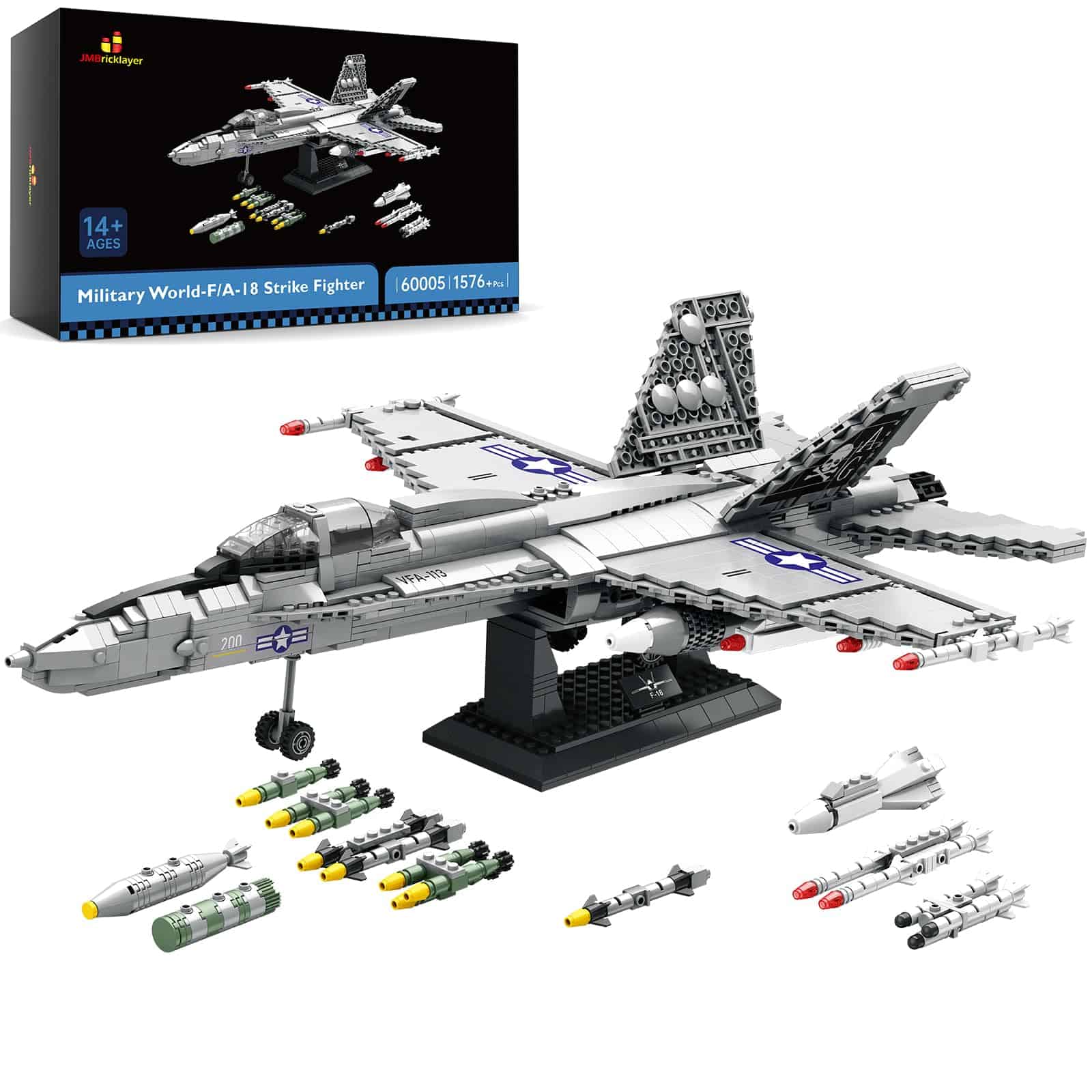 Set de Construcción de Aviones de Combate Militar