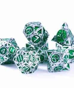 Conjunto de dados de metal DND Rune D&D Dungeons and