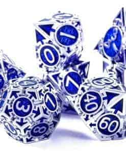 RULE DICE Conjunto de dados de metal para DND Dungeons and