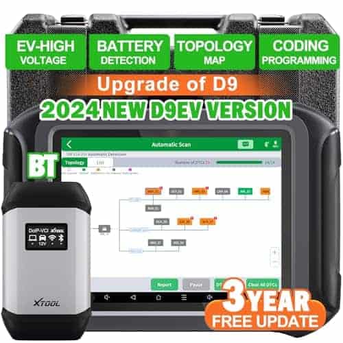 Escáner Automotriz de Diagnóstico XTOOL D9EV, Actualización