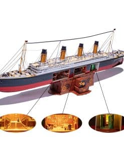 Rompecabezas de Metal 3D para Adultos MU Modelo del Barco