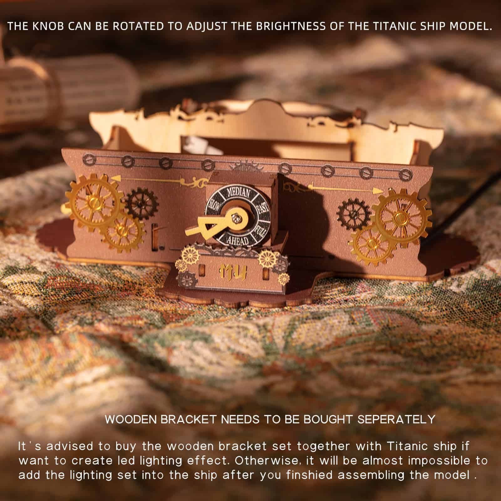 Rompecabezas de Metal 3D para Adultos MU Modelo del Barco - Imagen 5