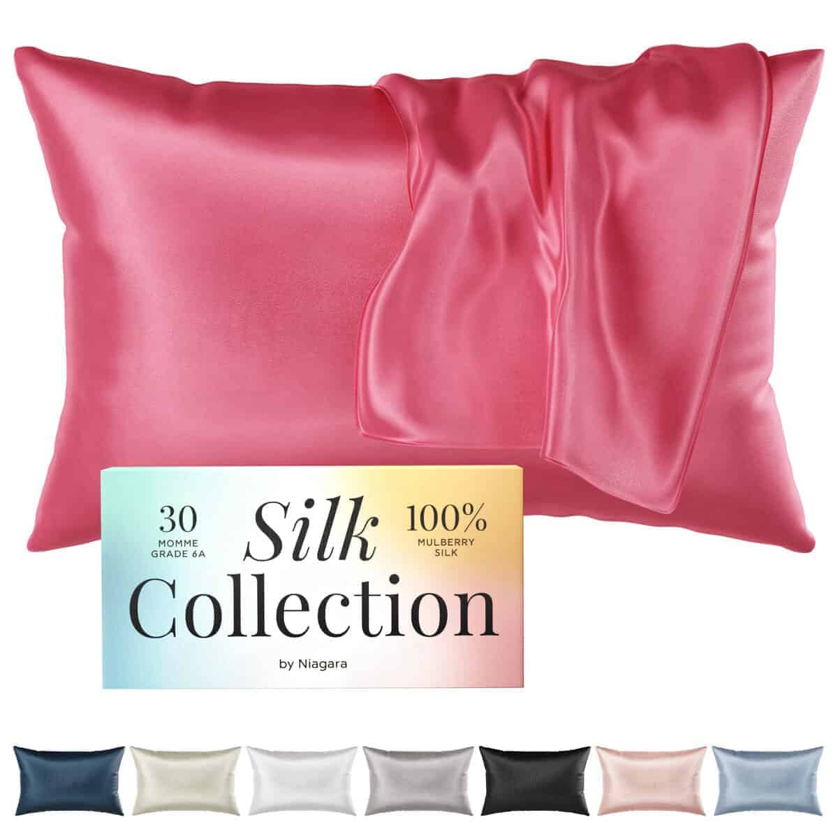 Funda de Almohada de Seda Niagara 100% Morera - Funda de