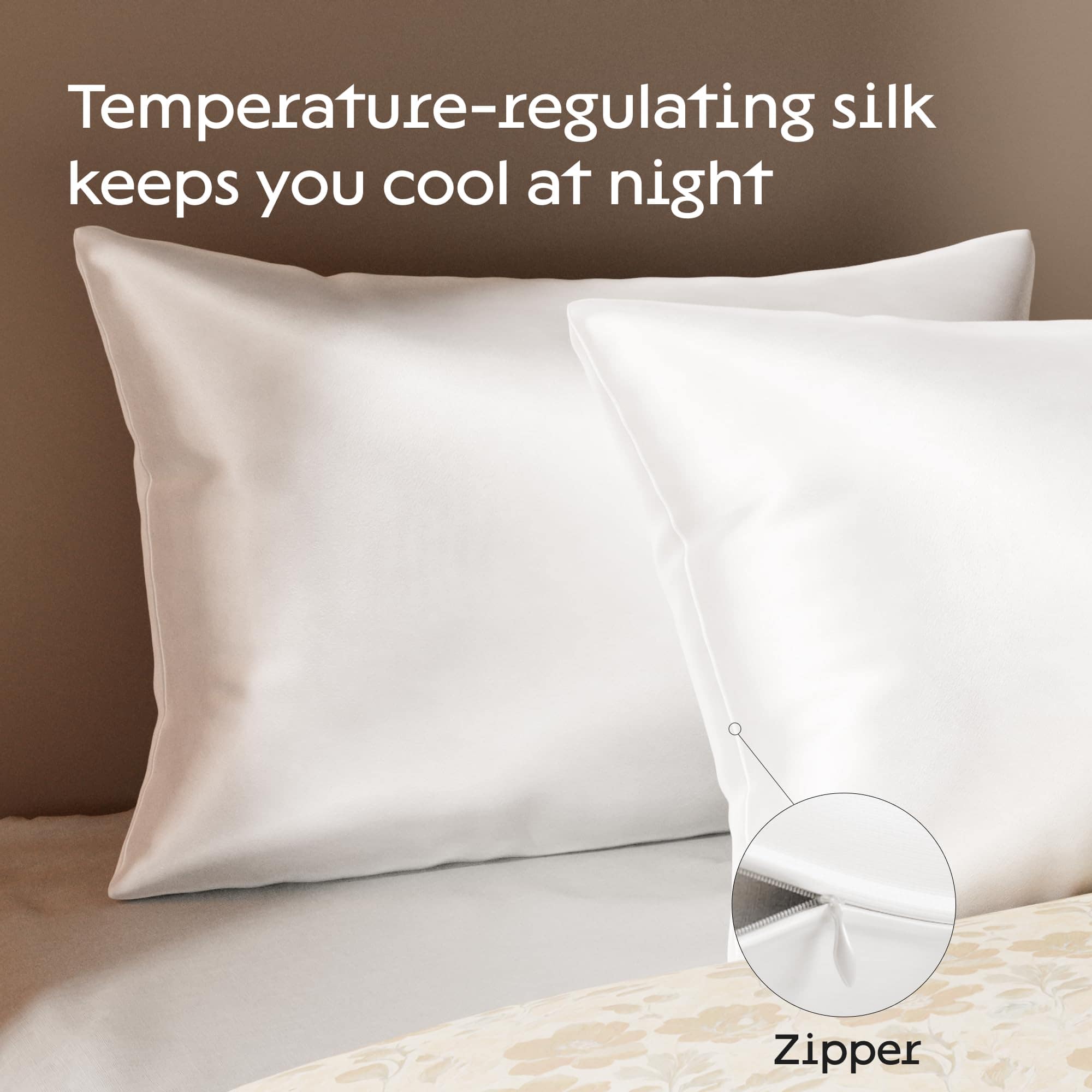 Funda de almohada de seda 100% de morera Niagara - Funda de - Imagen 6