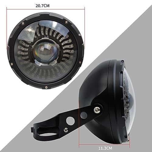 HARPUOU 7 pulgadas Faro LED de motocicleta en marcha blanco - Imagen 7