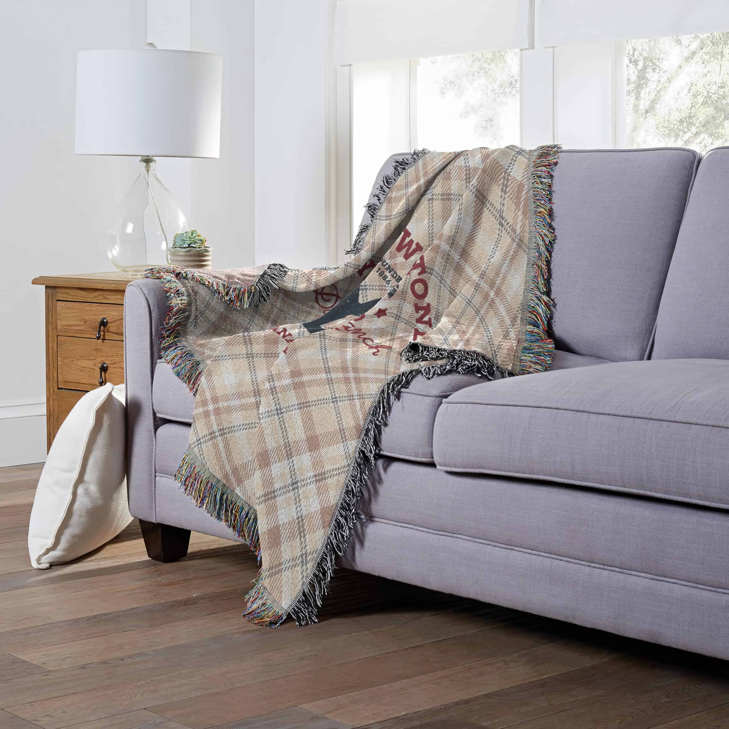 Manta de Lana Tejida Northwest Yellowstone, 48" x 60", - Imagen 3