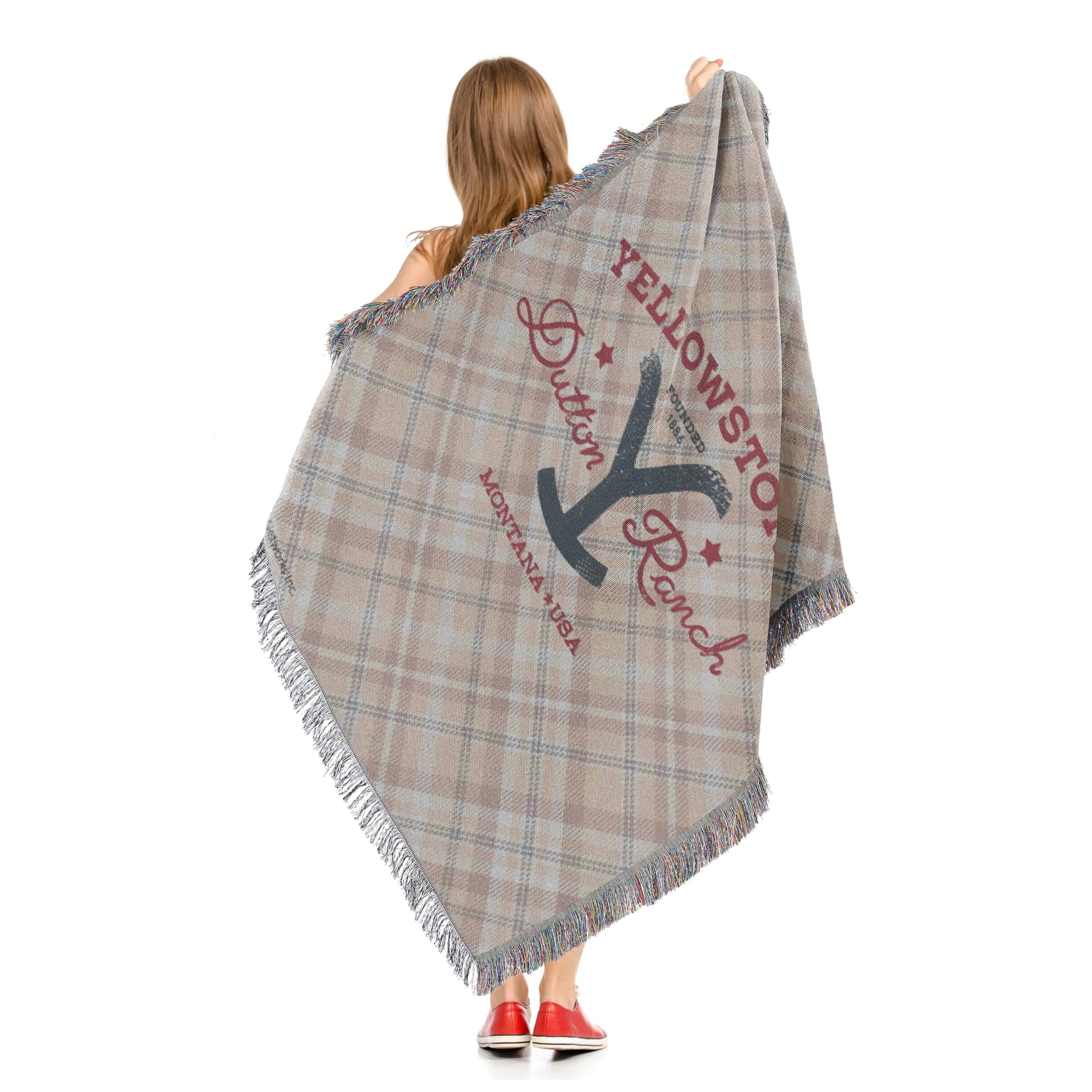 Manta de Lana Tejida Northwest Yellowstone, 48" x 60", - Imagen 4