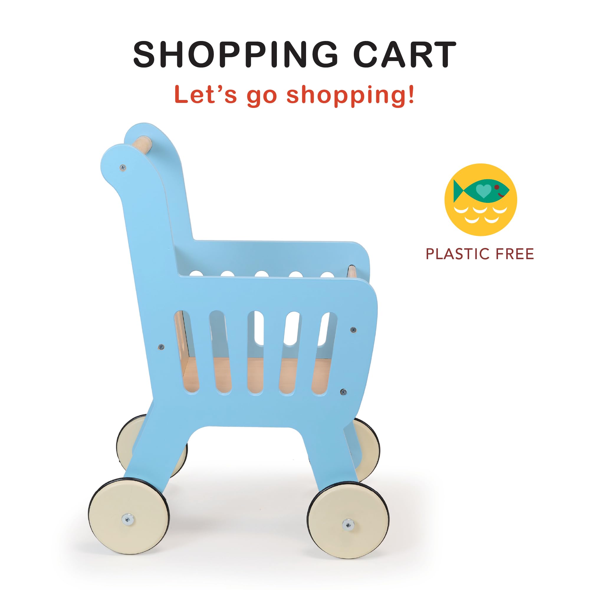 Carrito de Compras Mentari Toys - Carrito de Compras de - Imagen 3