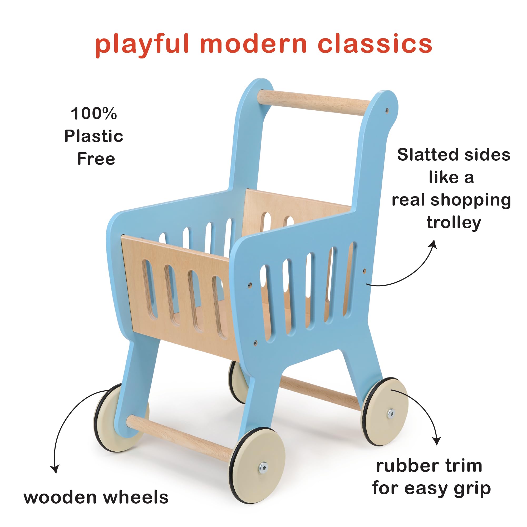 Carrito de Compras Mentari Toys - Carrito de Compras de - Imagen 4