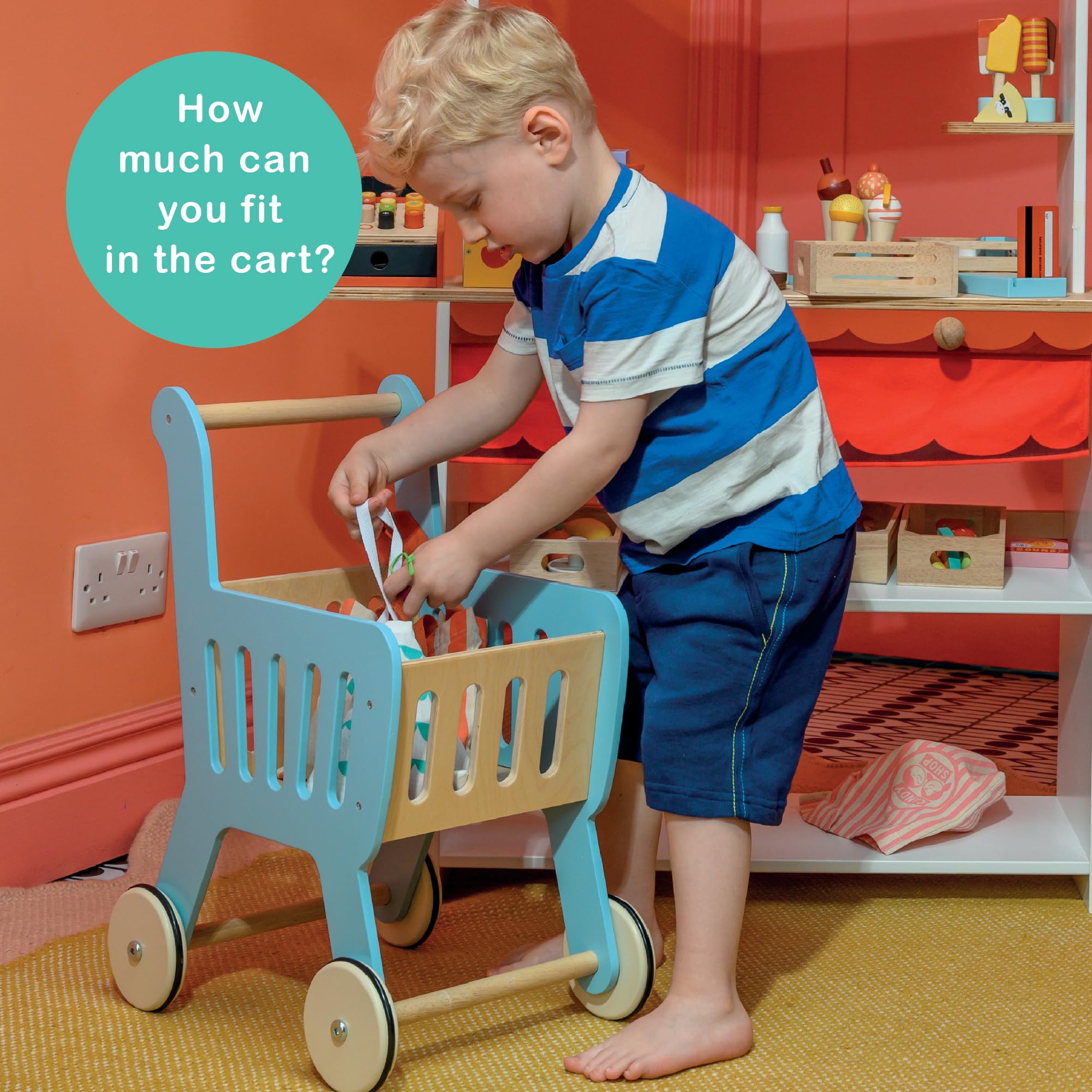 Carrito de Compras Mentari Toys - Carrito de Compras de - Imagen 7