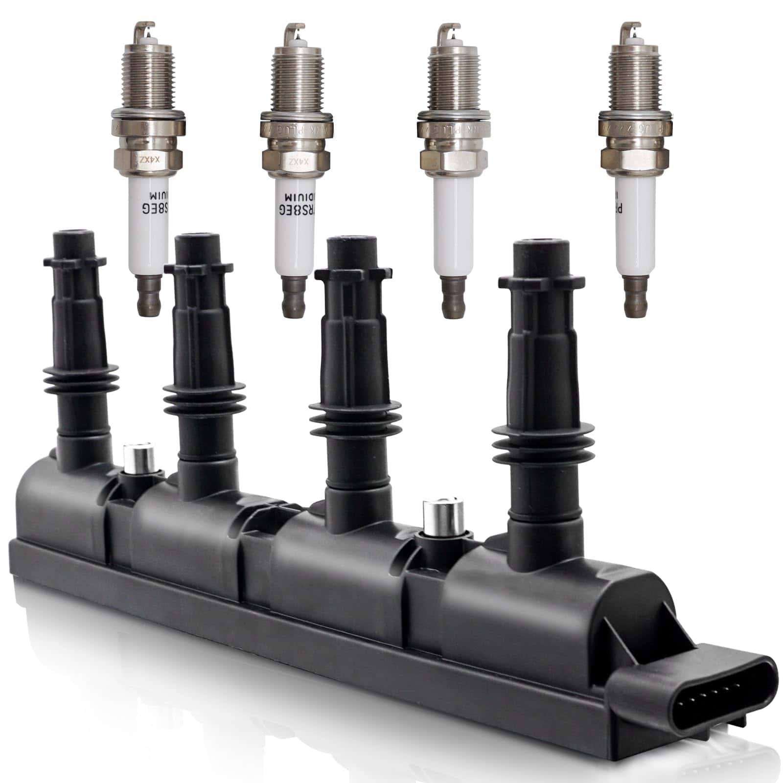 Bobina de Encendido UF669 y Bujía Doble de Iridio 1675