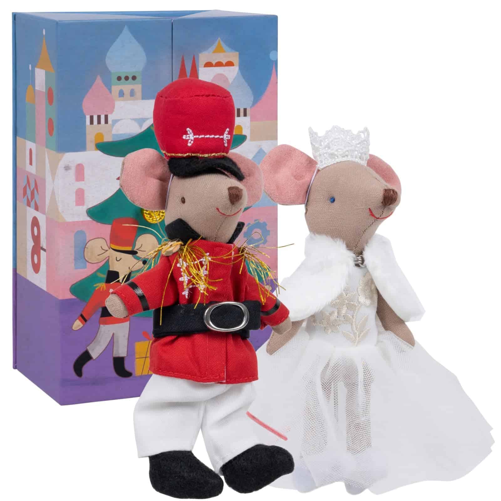 LEVLOVS Juguete Ratón en una Caja de Cerillas y Amigos