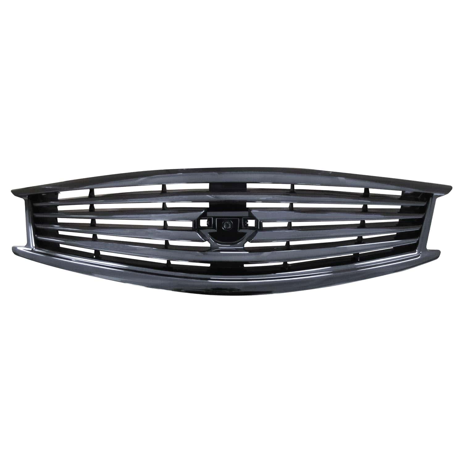 Parrilla frontal negra brillante para parachoques delantero - Imagen 3