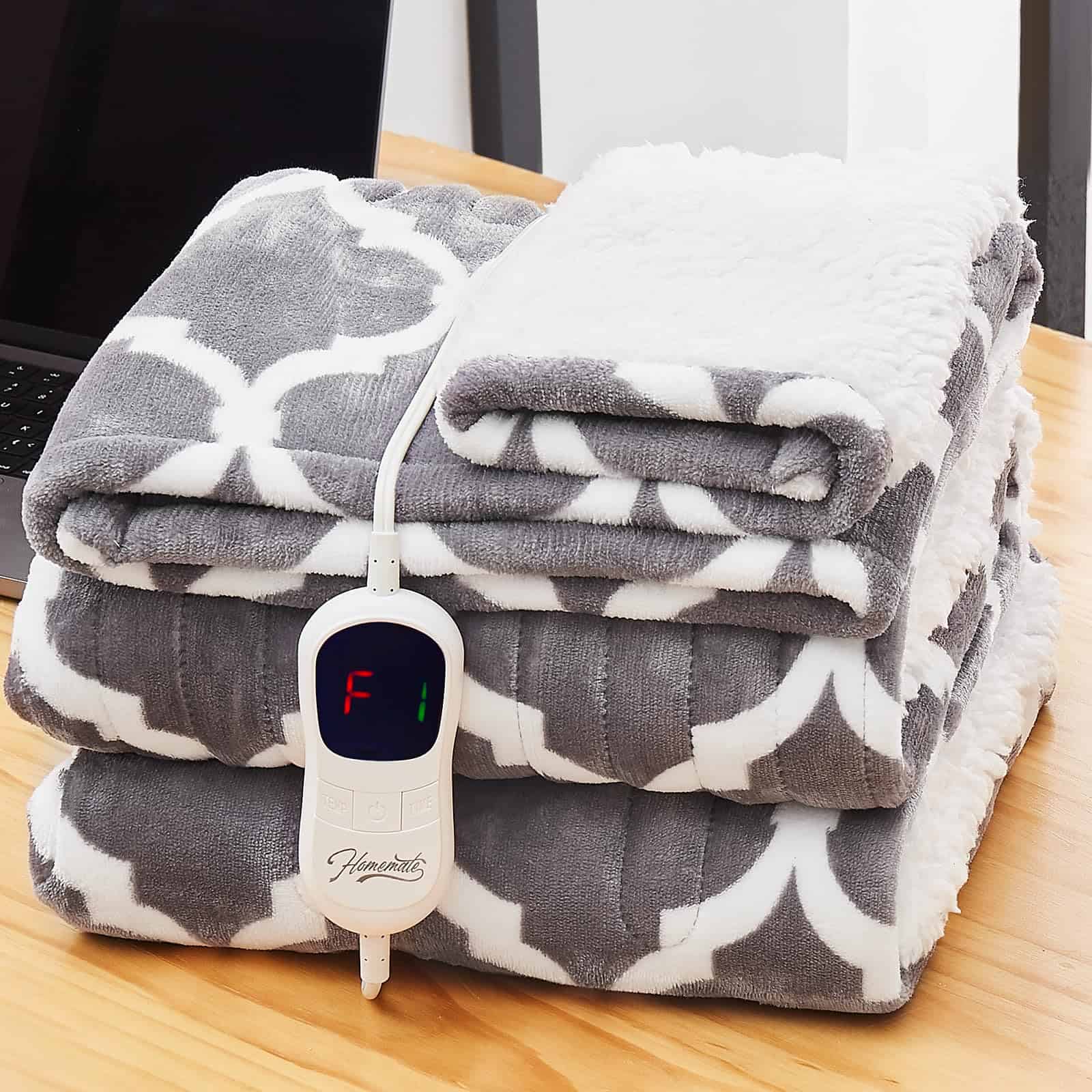 Cobija Eléctrica Homemate Tamaño Completo - 72�x84�, 10 - Imagen 8