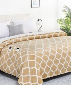 Manta Eléctrica Homemate Tamaño King - 100�x90� Calienta