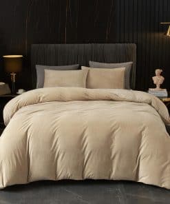 Juego de Funda de Edredón de Terciopelo de Terciopelo para