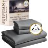Juego de sábanas de lujo 100% algodón egipcio certificado