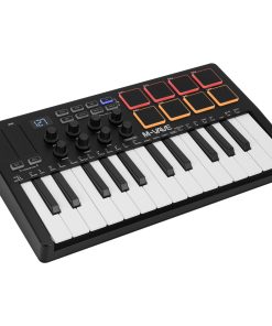 Controlador de teclado MIDI USB de 25 teclas M-Wave con 8
