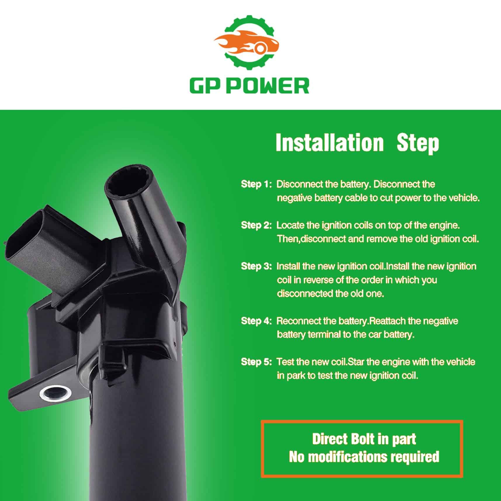 Bobina de Encendido GP POWER Para UF631 UF639 AL3Z-12029-A - Imagen 8