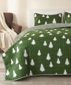 Cubrecama y colcha cuadrada reversible para cama tamaño