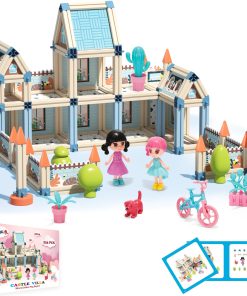 Set de juguete de construcción de 233 piezas para casa de