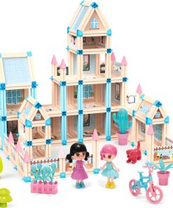 Juego de construcción de casa de muñecas 3D Princess Castle