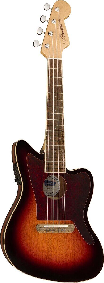 Ukulele Fender de 4 cuerdas, diestro, 3-Color Sunburst - Imagen 6