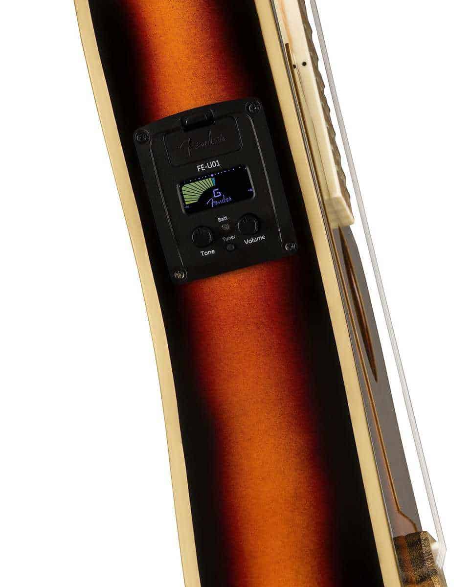 Ukulele Fender de 4 cuerdas, diestro, 3-Color Sunburst - Imagen 5