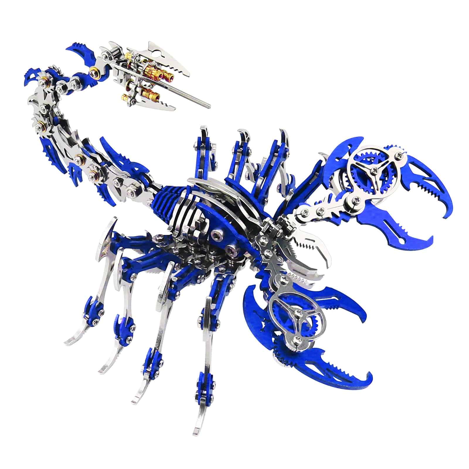 Puzzle Metálico 3D de Escorpión OVIMUM, Kit -Azul