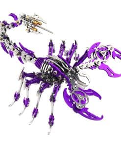 Puzzle Metálico 3D de Escorpión OVIMUM, Kit -Morado
