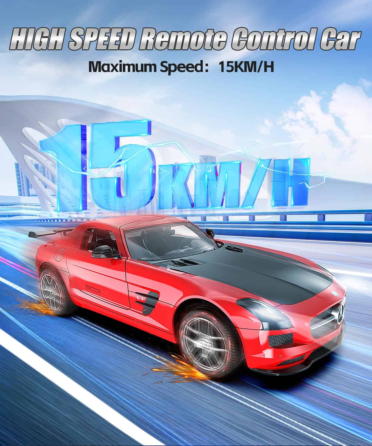 Coche de Control Remoto AEROQUEST Mercedes Benz 1:14 Escala - Imagen 4